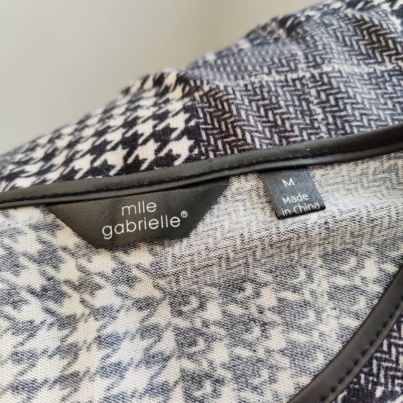 °Mlle Gabrielle Dress / Tweed Print / Size Medium - Picture 5 of 5